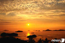 진도 세방낙조 전망대에서 해넘이 함께하세요