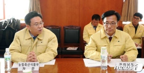 이재욱 농림부차관, AI 예방 점검차 전남 나주 방문