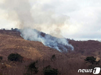 화천서 사격 훈련 중 산불…2ha 태우고 3시간 30분만에 진화
