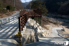 인제군, 국도 31호선 일원 내린천 경관사업 완료