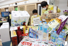 송파구 신종코로나 확산 방지를 위한 긴급물품지원