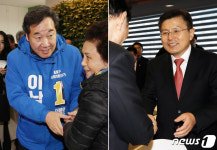 육군병장 이낙연vs아이 안은 황교안…종로판 명함의 정치학