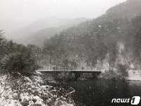 폭설에 전남 7개지역 도로 통제…대설특보는 해제