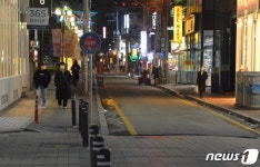 코로나19 확진자 충격…최대 번화가 청주성안길 썰렁