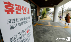휴관 돌입한 국립현대미술관