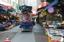 코로나 19 전통시장 타격...부평종합시장 한산