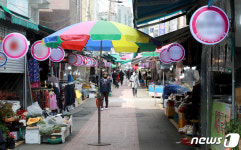 코로나 19 전통시장 타격...부평종합시장 썰렁