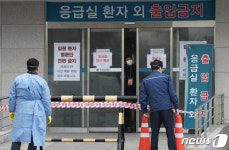 폐쇄된 울산대학교병원 응급실