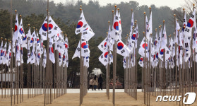 101주년 삼일절, 코로나19로 인적 드문 독립기념관