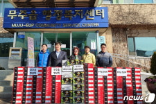 무주군 코로나19 함께 이겨요…청년회 등 도움 줄이어