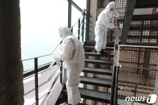 코로나19 확진자 주차 롯데백화점 광주 별관주차장 방역