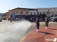 농협 영동군지부, 코로나19 방역활동 솔선