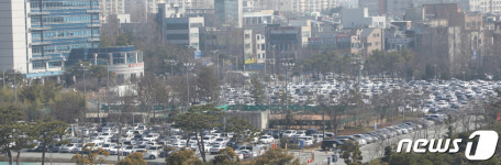 만차된 광주시청