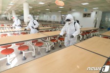 개학 후 학교급식 한 줄로 앉아서…불필요한 대화도 금지