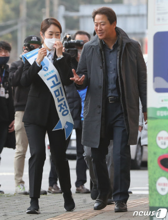 임종석, 고민정 지원유세…'총선 지원군' 본격 등판