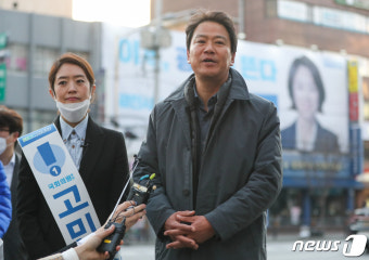 임종석, 고민정 지원유세…'총선 지원군' 본격 등판