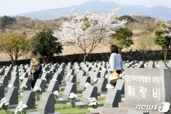 행방불명인 표석 찾은 제주4·3 희생자 유족들