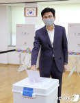 박성수 송파구청장 사전투표 완료!