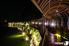 단양강 잔도·수양개빛터널, 한국관광공사 야간관광 100선에 선정