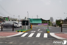 익산역 부근 송학공영주차장 완공…50대 규모