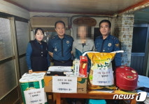 순천 연향파출소, 순찰활동 중 알게된 독거노인에 위문품