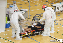 코로나19 대응 모의훈련..끝까지 안전하게