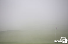 안개 낀 롯데 스카이힐 제주CC