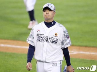 두산 이영하 '표정에서 보이는 자신감'
