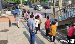 확진자 발생한 중국동포교회 쉼터