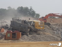 제천 3산단 시공업체 방진막·살수작업 없이 공사 강행