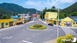 [포토]노랗게 노랗게 물들었네…화사한 옐로우시티 장성