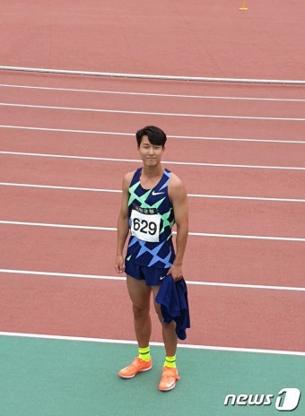 서천군청 우상혁, 전국선수권 남자 높이뛰기 우승