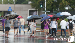 대전·충남 12개 시·군 호우주의보…최대 150㎜ 비 예보