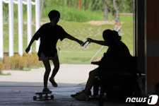 더위에 물 한모금