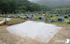 국립대전현충원에 마련된 백선엽 장군 묘역
