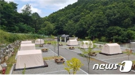 세종시설공단, 15일부터 전월산 이지캠핑장 운영