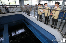 허태정 시장, 수돗물 정수처리시설 현장점검