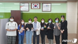 장수초등학교 덕분에 챌린지 전교생 동참…편지쓰기·배지만들기 진행