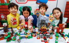 귀여운 슈퍼 마리오 레고