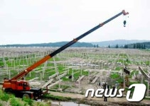 강원도 정신…북한, 원산온실농장 건설에 박차