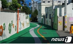 부산 금정구 금사회동동 중심가로정비 공사 마무리