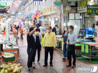 조봉환 소진공 이사장 침수 피해 태평전통시장, 원상복구 적극 지원