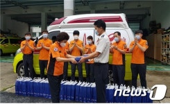 남기건 대전 대덕소방서장, 코로나 대응 119구급대원 격려