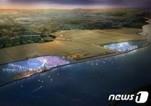 서부발전, 새만금일대 73㎿급 수상태양광발전소 짓는다