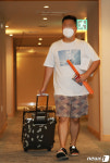 해외입국자 임시 생활시설 입소 시연