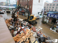 초토화 된 구례읍 제발 태풍만은 무사히 지나가길