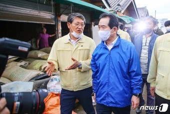김순호 구례군수 "신속한 피해 복구…특별재난지역 선포 요청"