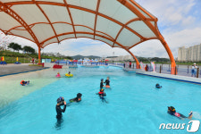 시원한 형산강 물놀이장