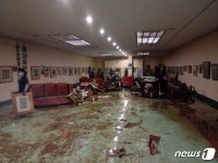 진주서도 자원봉사자들 수해복구작업 구슬땀