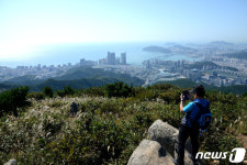 부산 해운대구 지역 허파 장산 정상 70년만에 시민 품으로